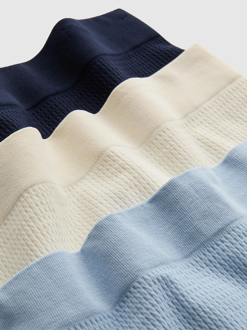 3pk Seamless Ribbed Boy Shorts