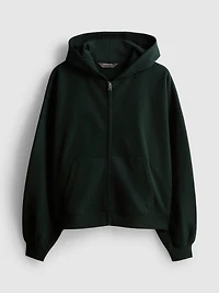 Paula Echevarría Cotton-Rich Zip-Up Hoodie