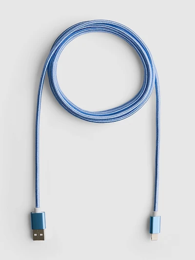 2m Braided USB-C To Lightning Cable