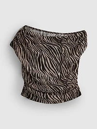 The Primark Scene | Cropped Off-Shoulder Sheer Top