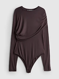 Paula Echevarría Draped Long-Sleeve Onesie