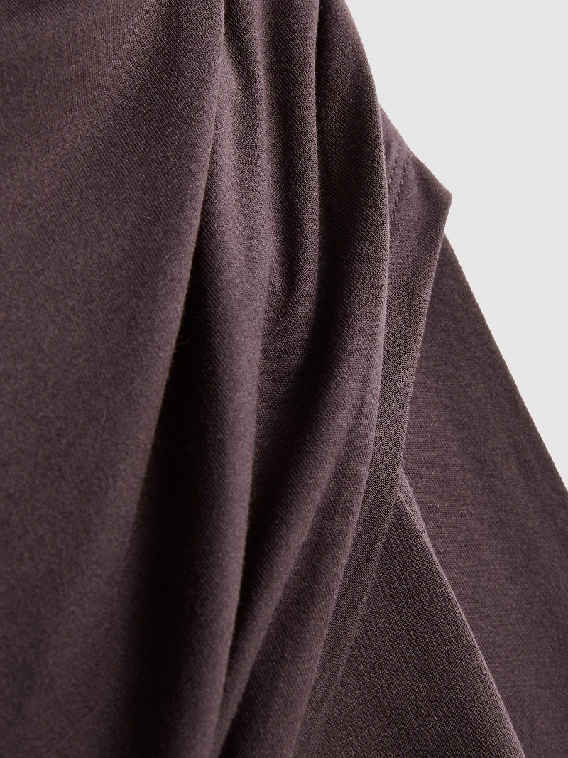 Paula Echevarría Draped Long-Sleeve Onesie