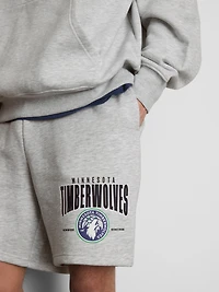 NBA Minnesota Timberwolves Cotton Rich Shorts