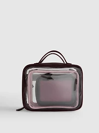 3-Piece Clear Vanity Case Set