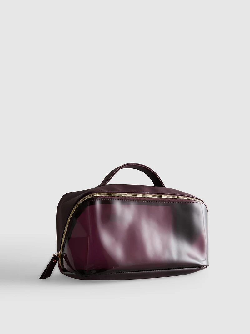 Tinted Flat-Lay Wash Bag