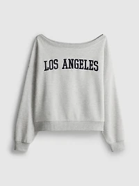The Primark Scene | Slogan Off-Shoulder Sweatshirt