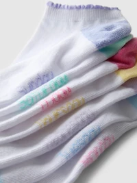 7pk Cotton Rich Days of the Week Sneaker Socks