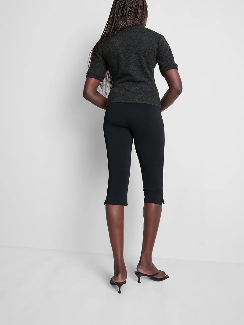 Button Down Shoulder Pad Tee