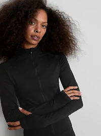 Seamless Zip Through Active Jacket