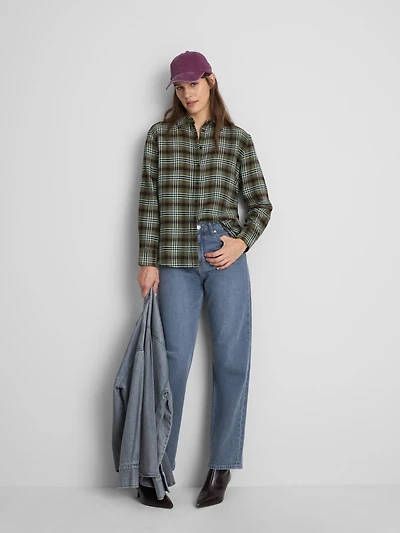 Paula Echevarría Classic Check Shirt
