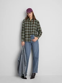 Paula Echevarría Classic Check Shirt