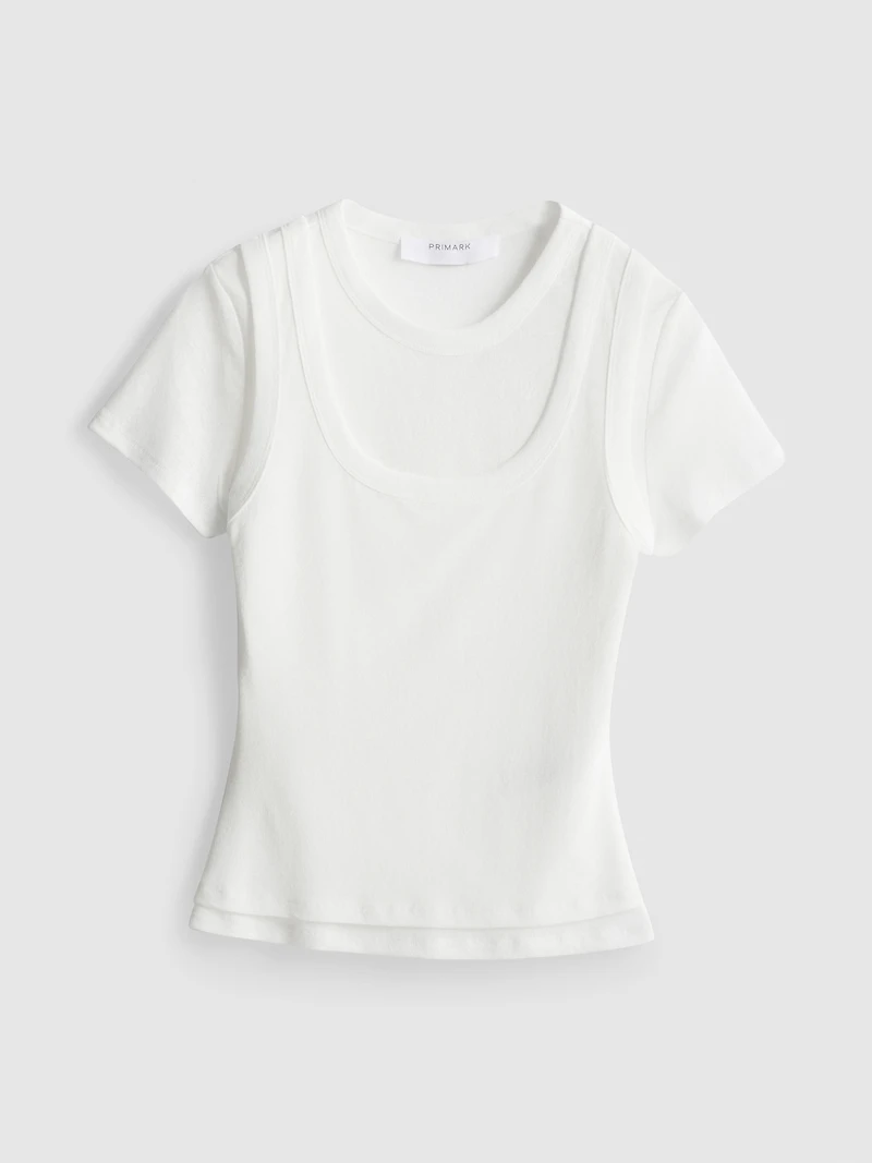 Double Layered Tank T-Shirt
