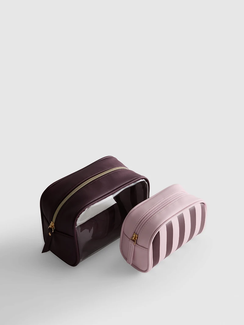 2-Piece Makeup Bag Set