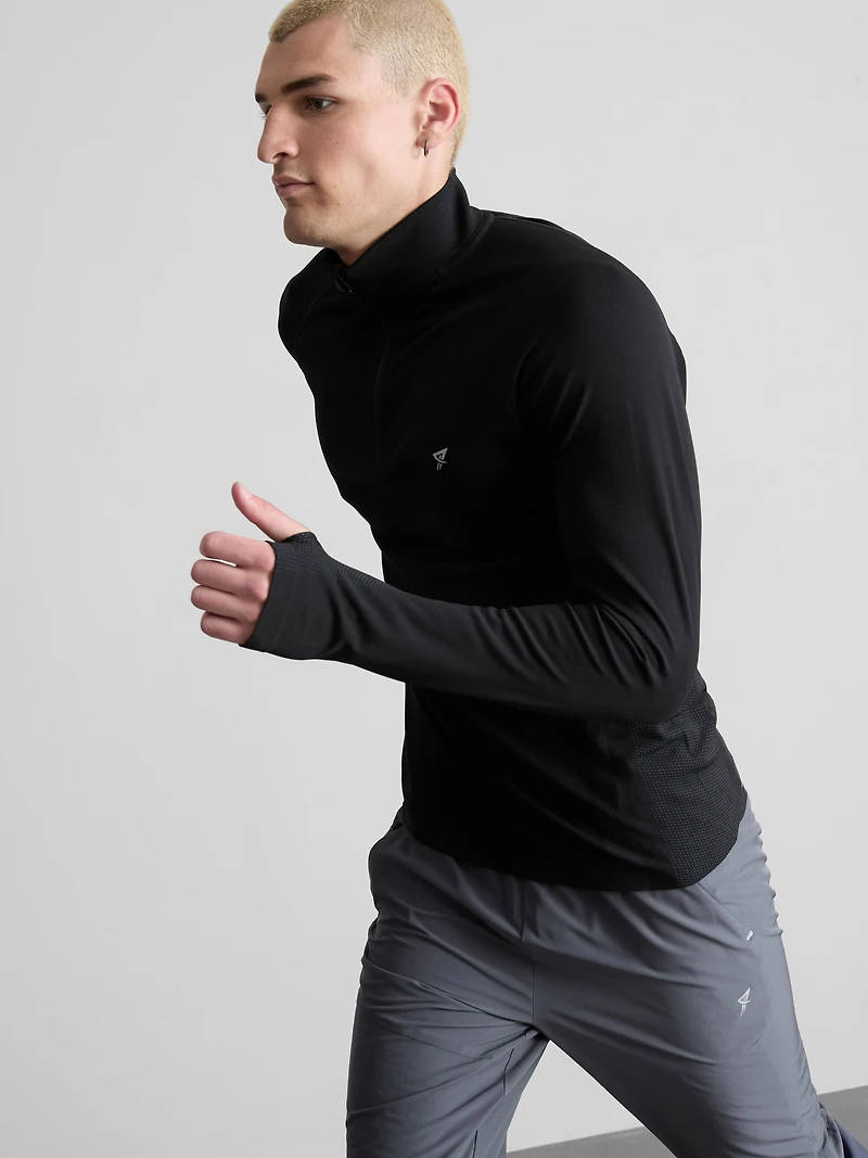 Quarter Zip Gym Top