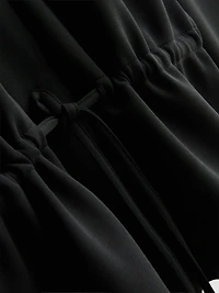 Modal Blend Cinched Track Top