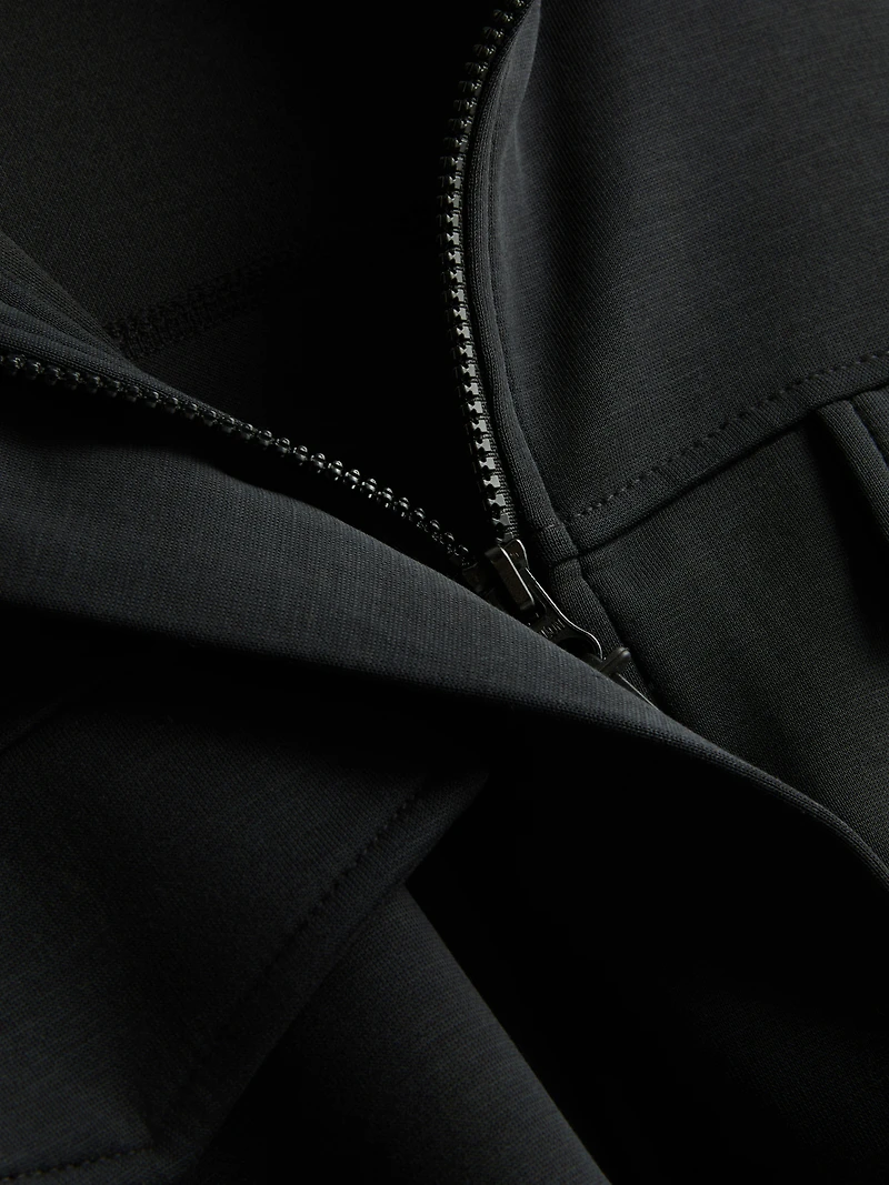 Modal Blend Cinched Track Top