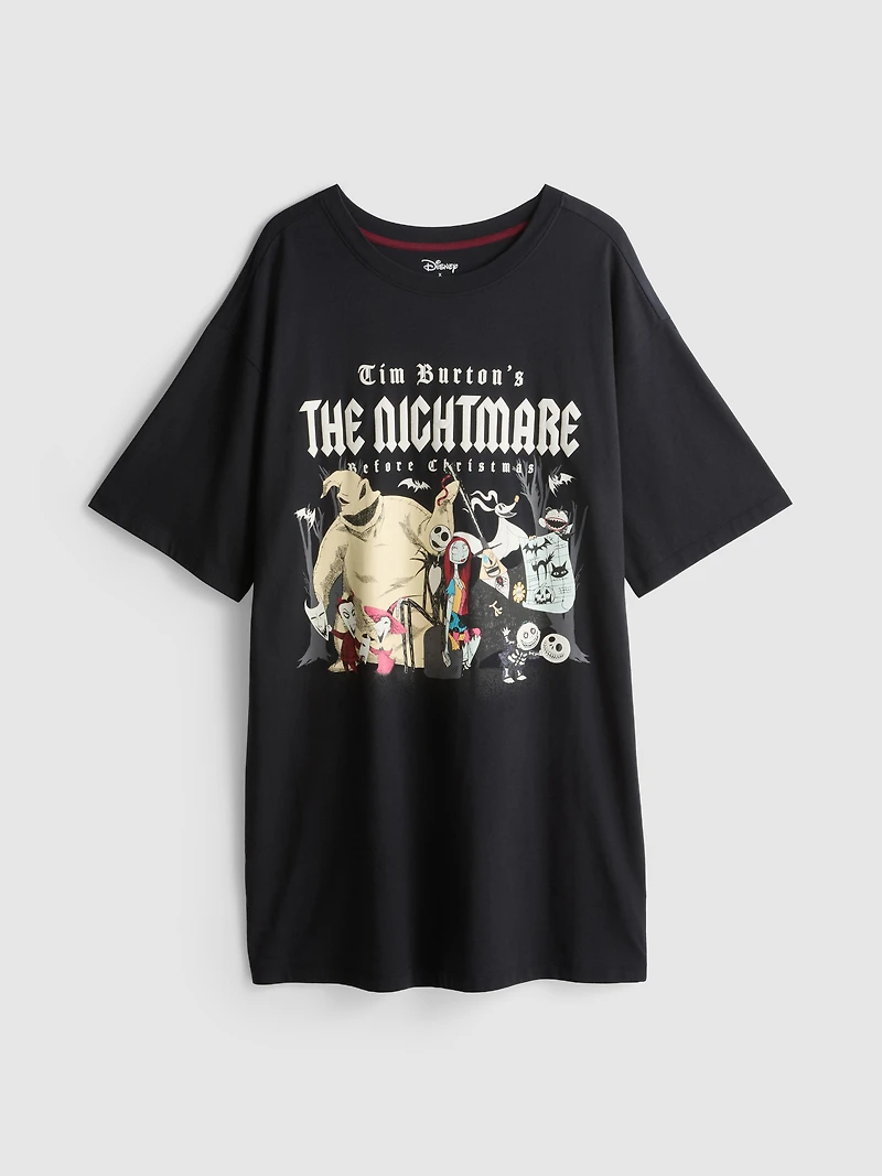 Disney Tim Burton's The Nightmare Before Christmas Oversized Graphic Nightshirt