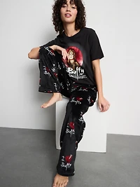 Buffy The Vampire Slayer Plush Pajama Bottoms