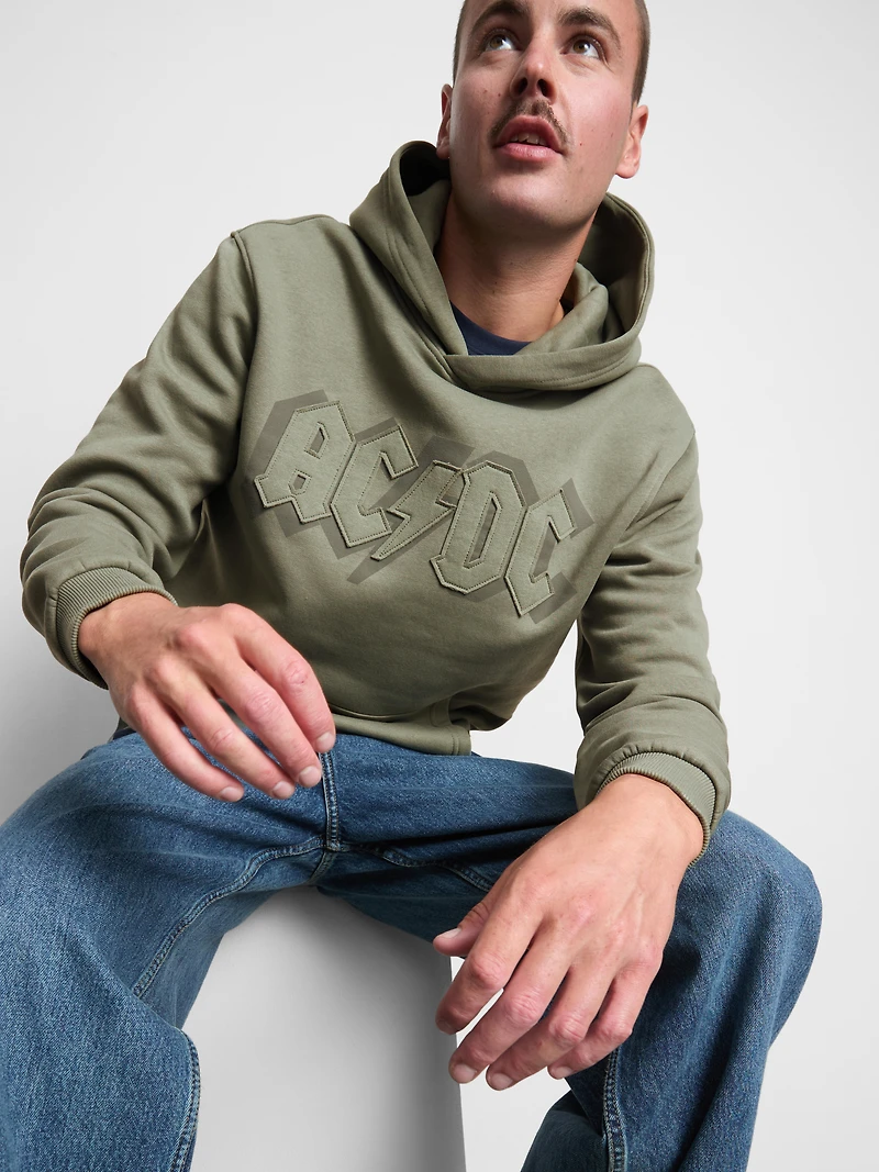 AC/DC Cotton-Rich Logo Hoodie