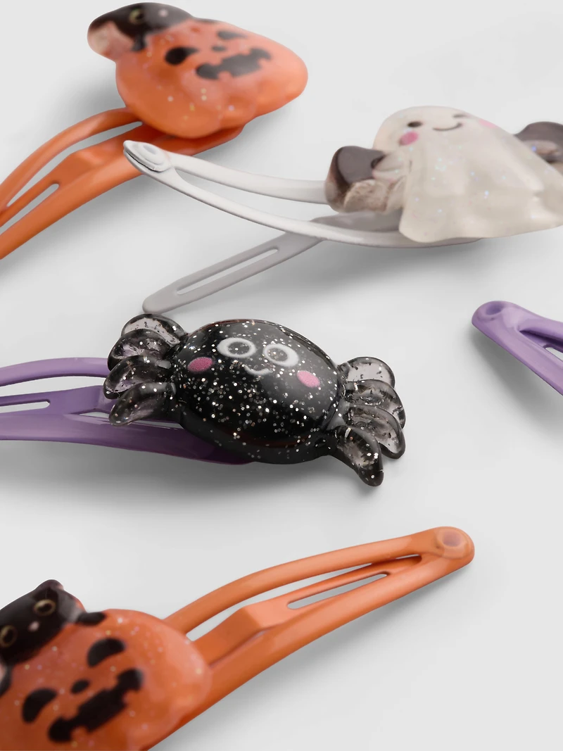 6pk Halloween Novelty Hair Clips
