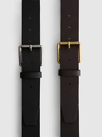 2-Pack Textured Belts