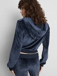 The Primark Scene | Cropped Velour Hoodie