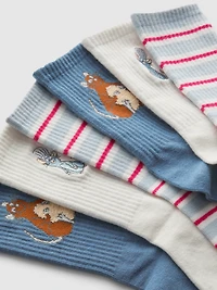 3pk Disney's Ratatouille Cotton-Blend Crew Socks