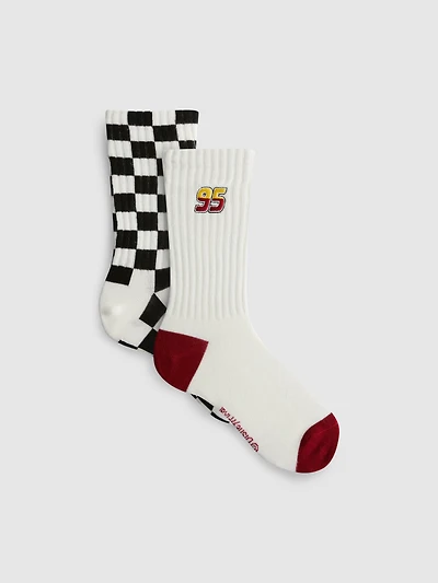 2pk Disney Pixar's Cars Cotton-Rich Crew Socks
