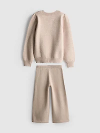 1-12yrs | The Edit Wool Blend Sweater and Knit Pants Set