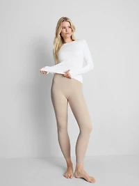 1pk Sand Velvet Plush Leggings