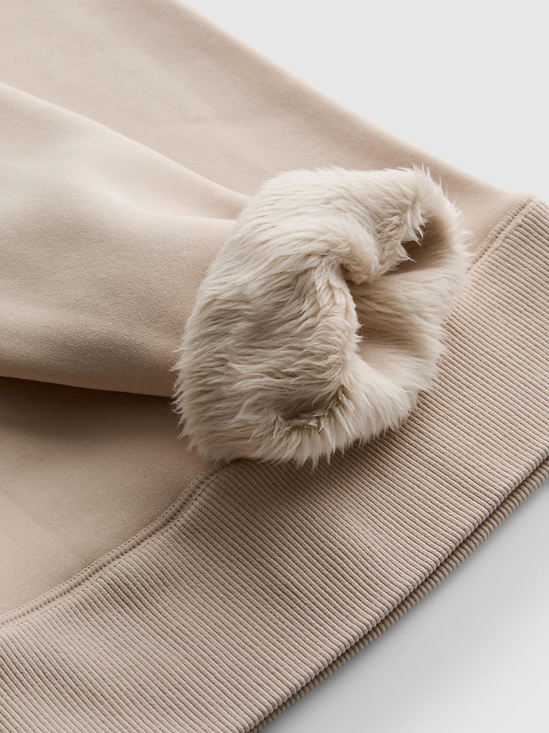 1pk Sand Velvet Plush Leggings