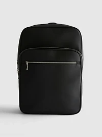 The Edit Textured Zip Backpack
