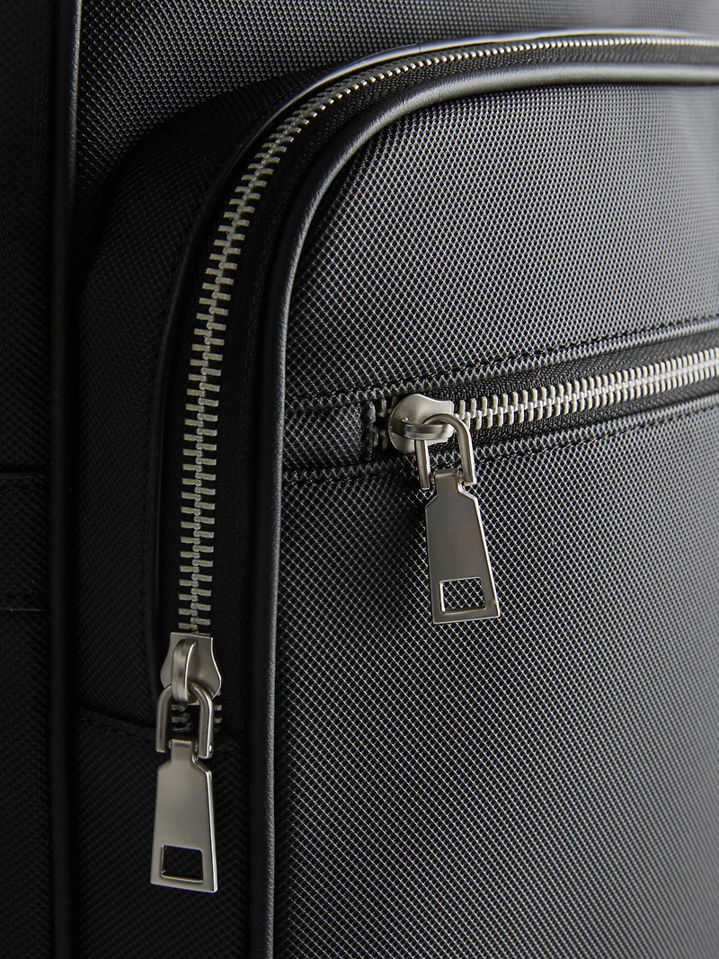 The Edit Textured Zip Backpack
