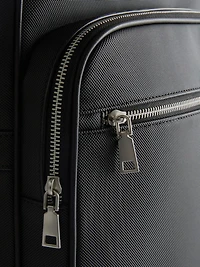 The Edit Textured Zip Backpack