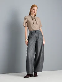 Tie-Neck Tee
