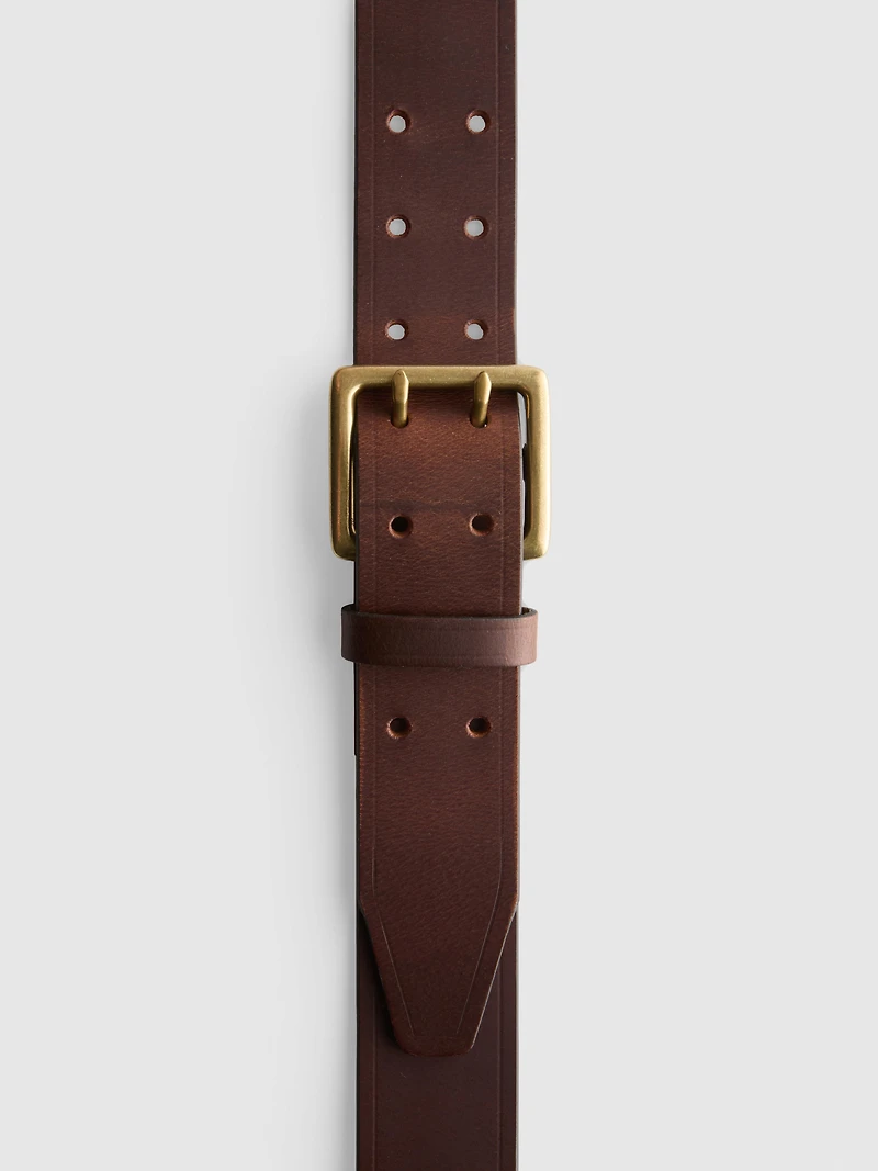 Double-Prong Buckle Belt