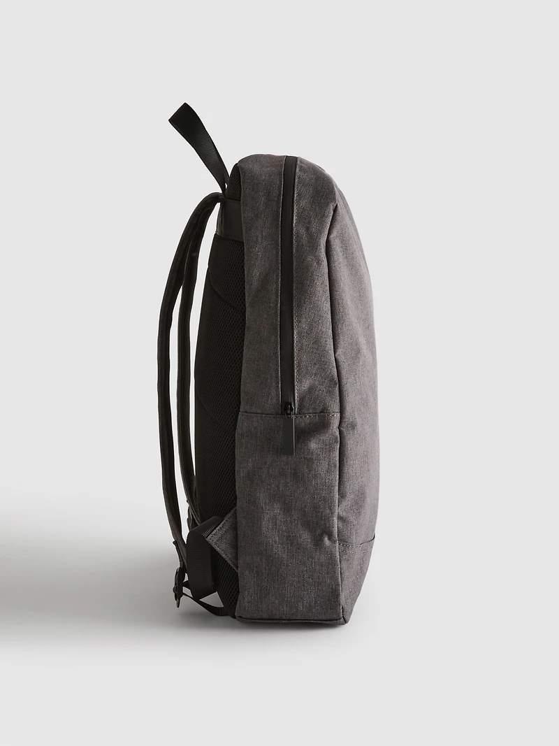 Textured Zip Backpack