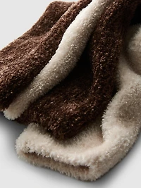 2-Pack Fluffy Crew Socks