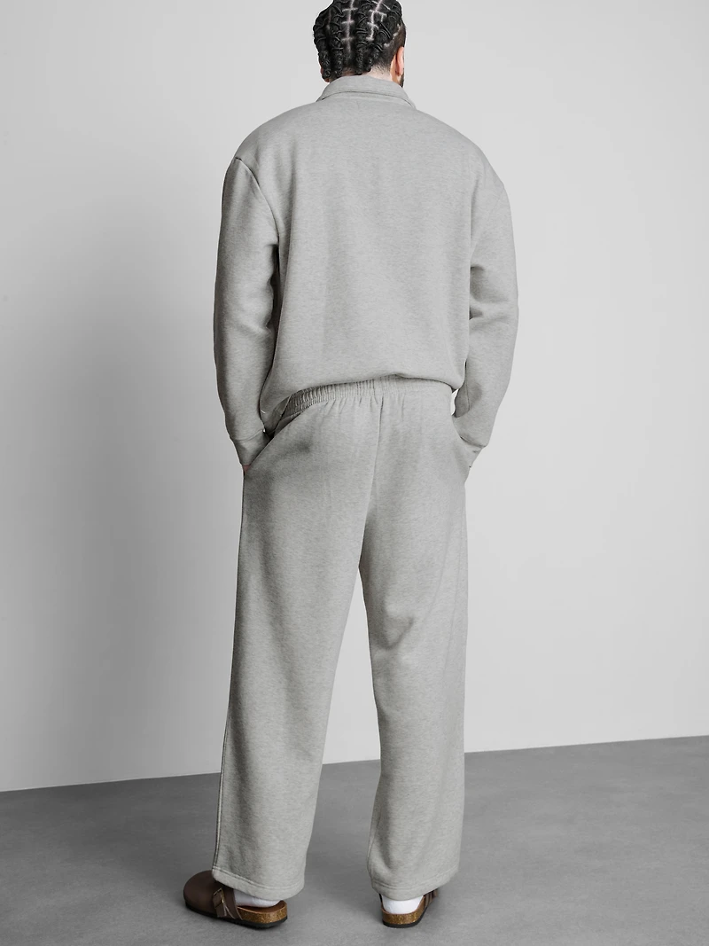 Slogan Wide Leg Pajama Joggers
