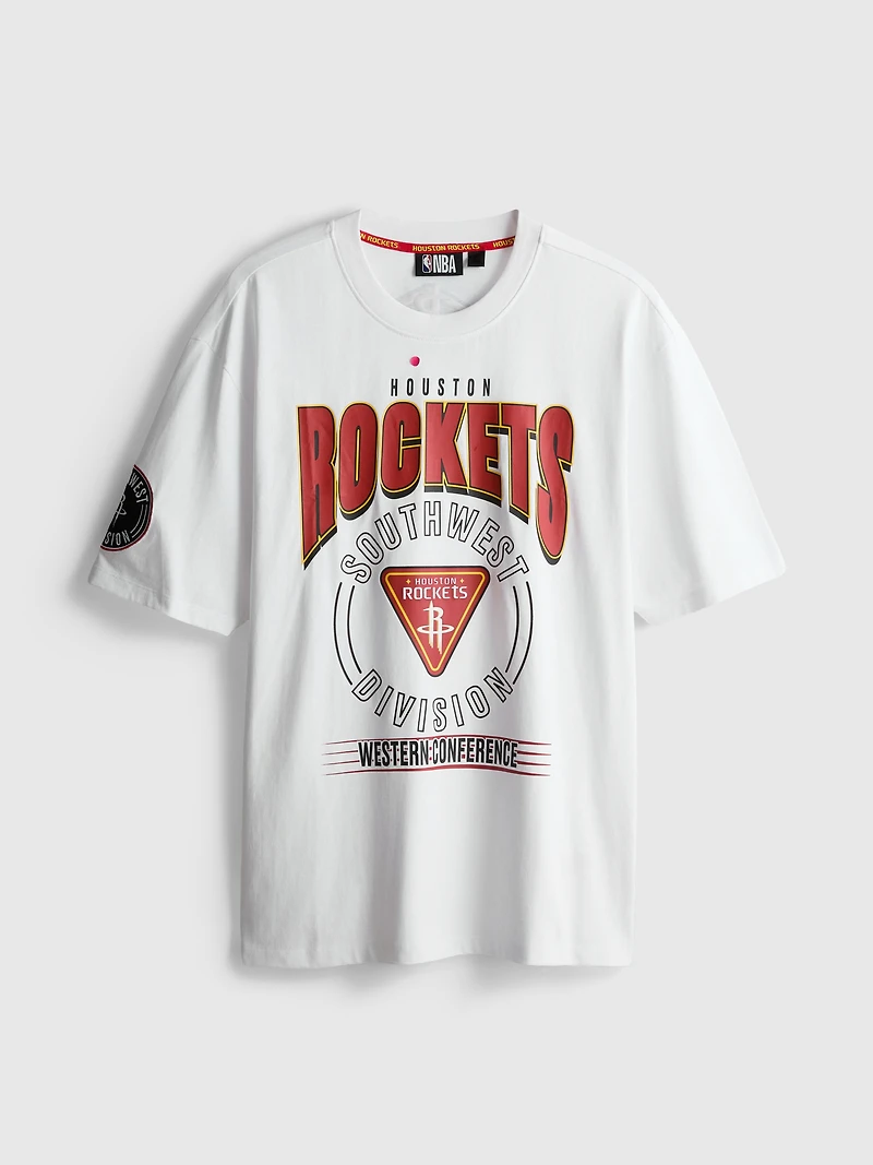 NBA Houston Rockets Pure Cotton Graphic T-Shirt