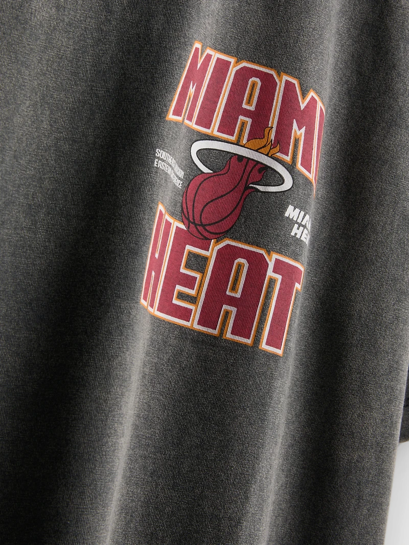 NBA Miami Heat Pure Cotton Graphic T-Shirt