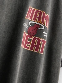 NBA Miami Heat Pure Cotton Graphic T-Shirt