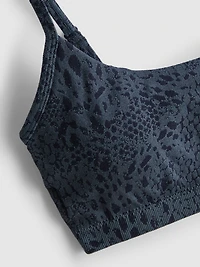 Seamless Jacquard Active Crop Top