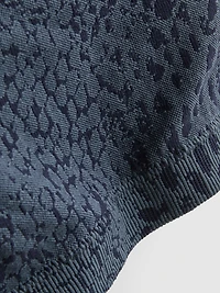 Seamless Jacquard Active Crop Top