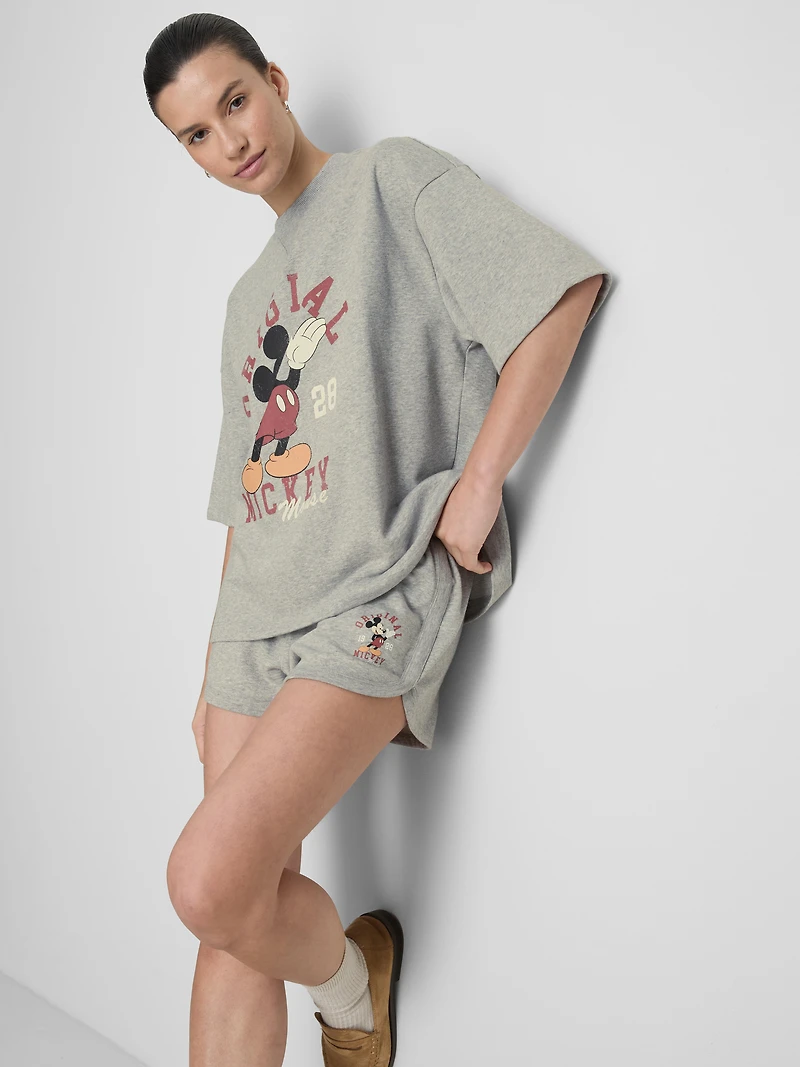 Disney's Mickey Mouse Cotton Rich Short Sleeve Sweatshirt
