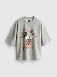 Disney's Mickey Mouse Cotton Rich Short Sleeve Sweatshirt