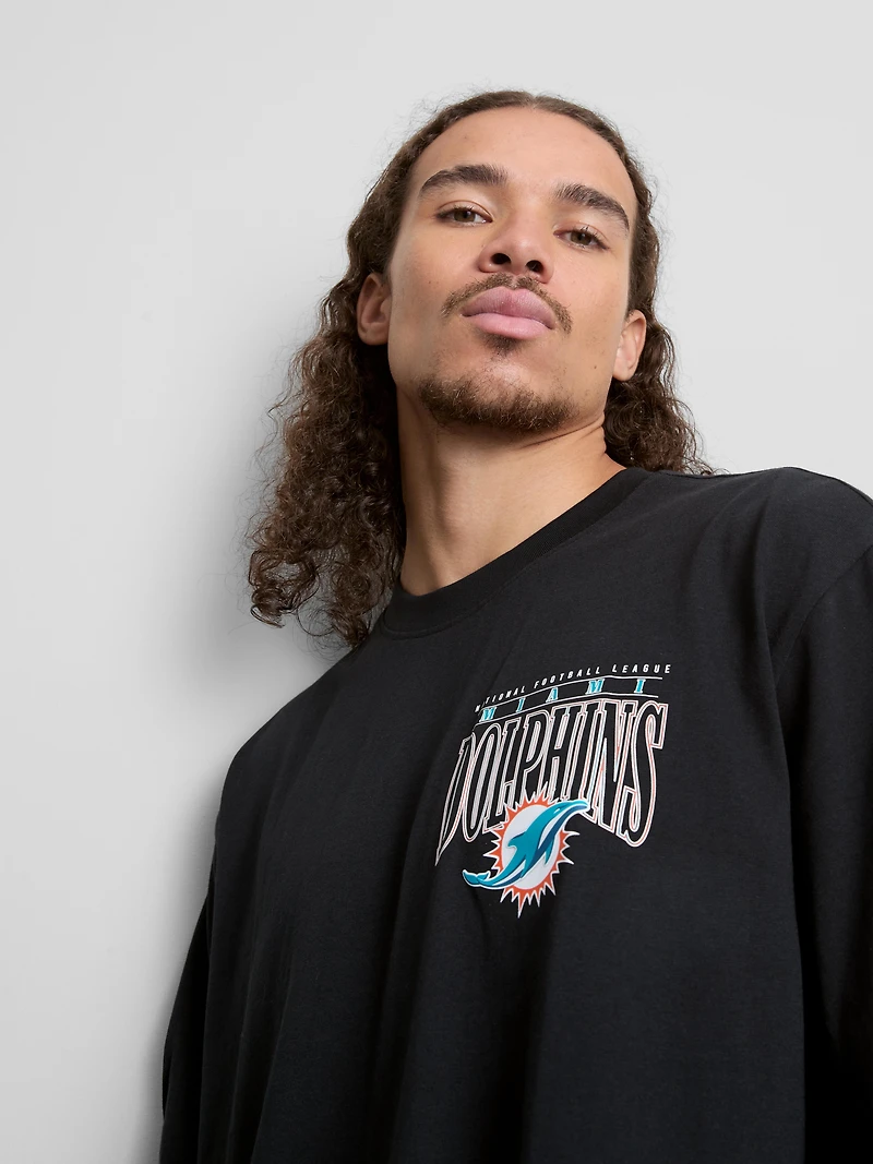 NFL Miami Dolphins Pure Cotton Graphic T-Shirt