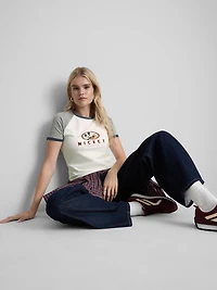 Disney's Mickey Mouse Raglan Ringer Tee