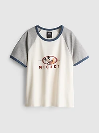 Disney's Mickey Mouse Raglan Ringer Tee