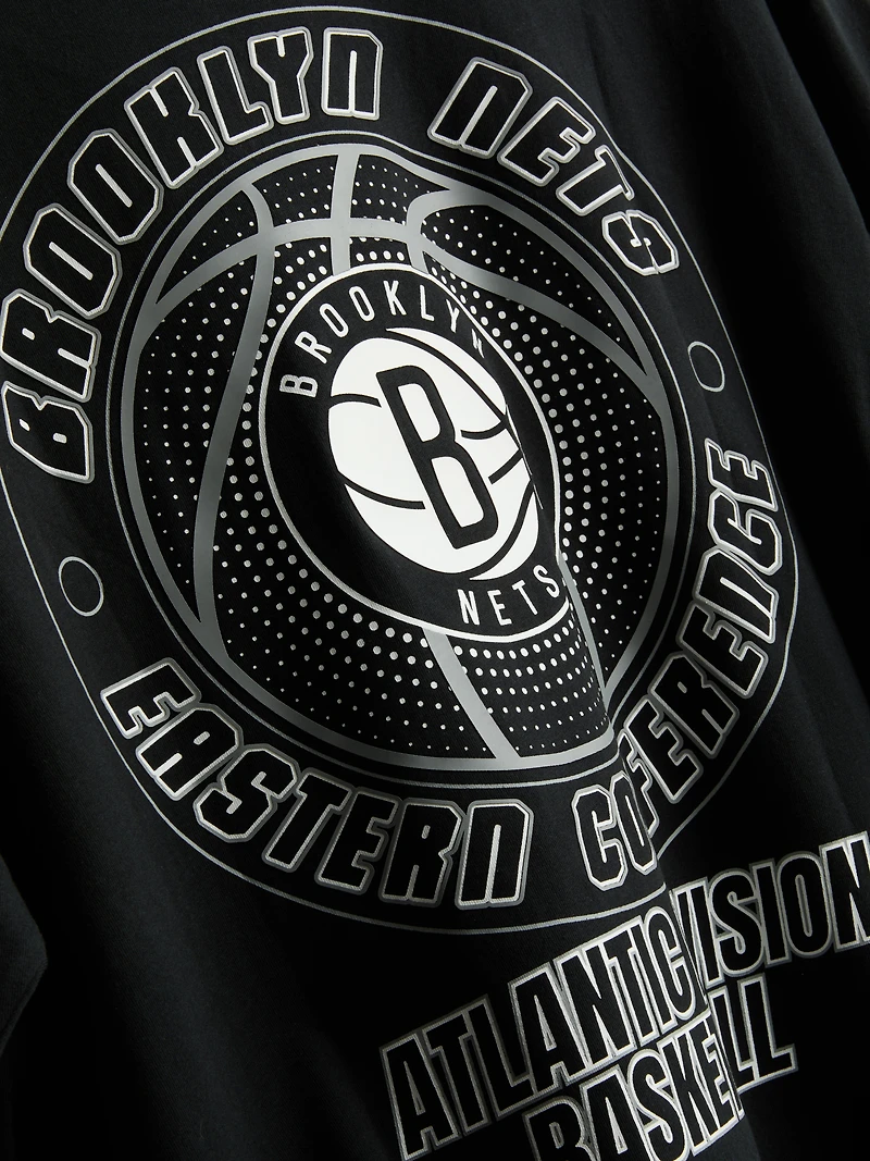 NBA Brooklyn Nets Pure Cotton Graphic T-Shirt